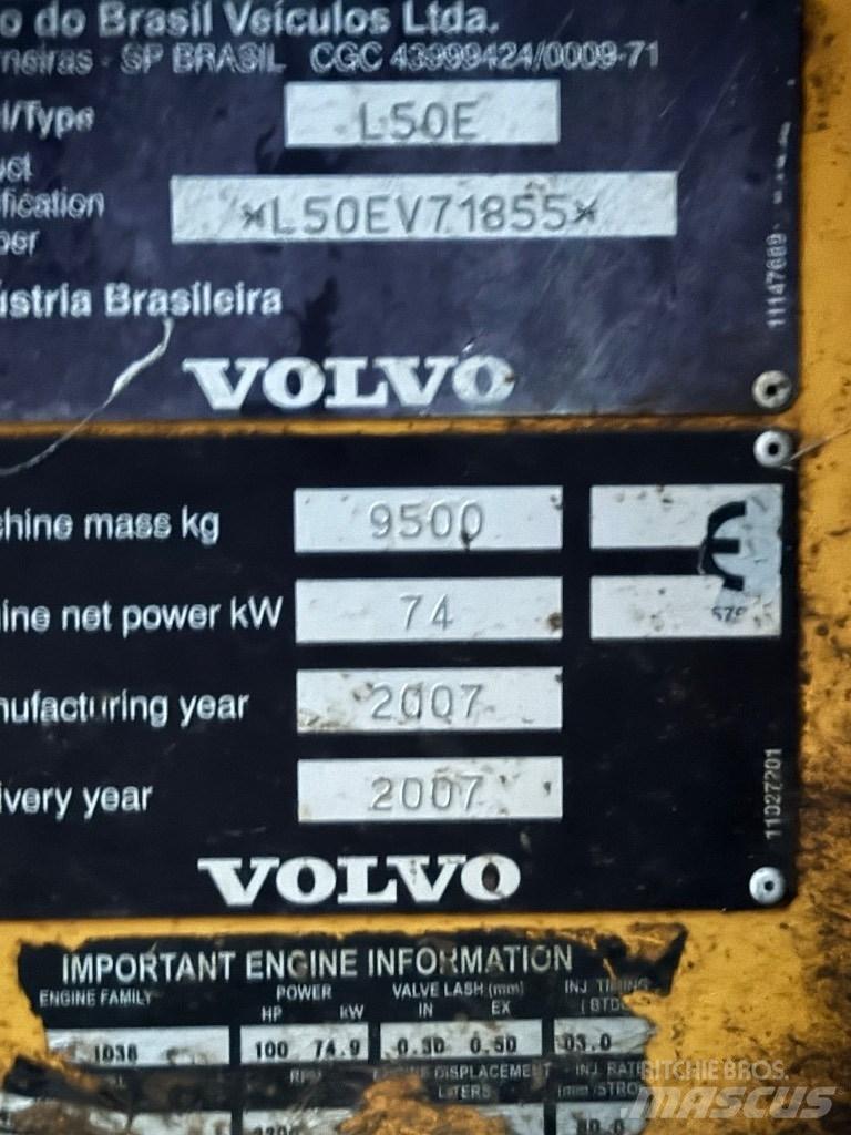 Volvo L50 E Cargadoras sobre ruedas