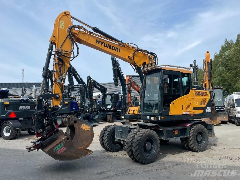 Hyundai HW140 Excavadoras de ruedas