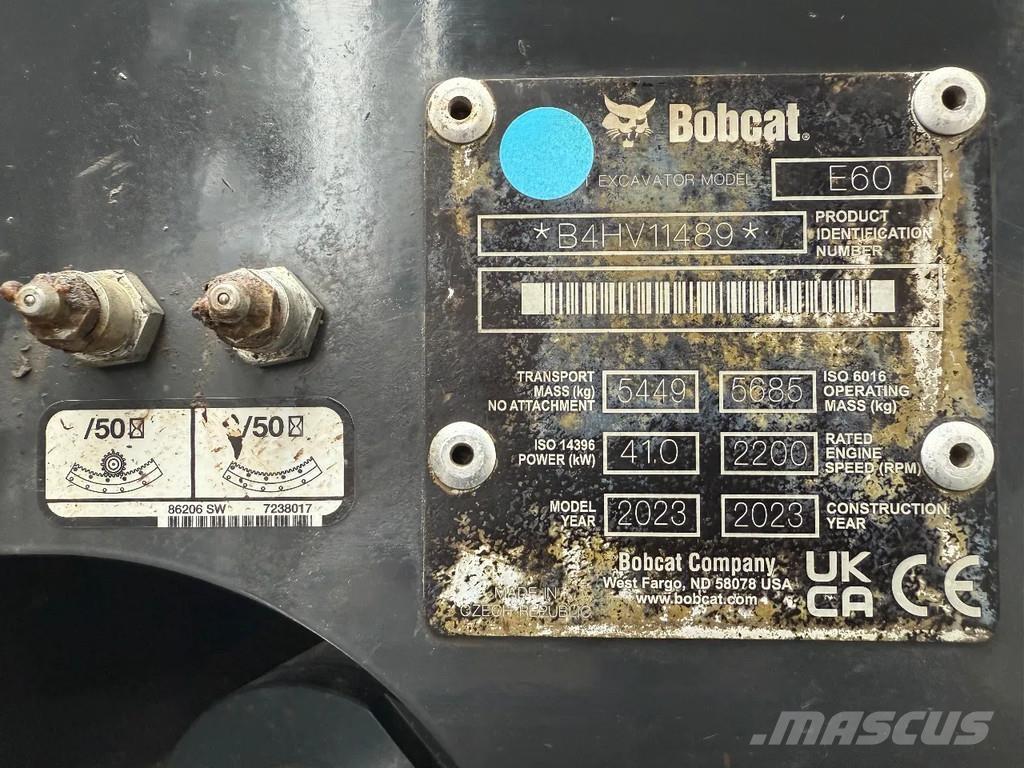 Bobcat E60 Miniexcavadoras