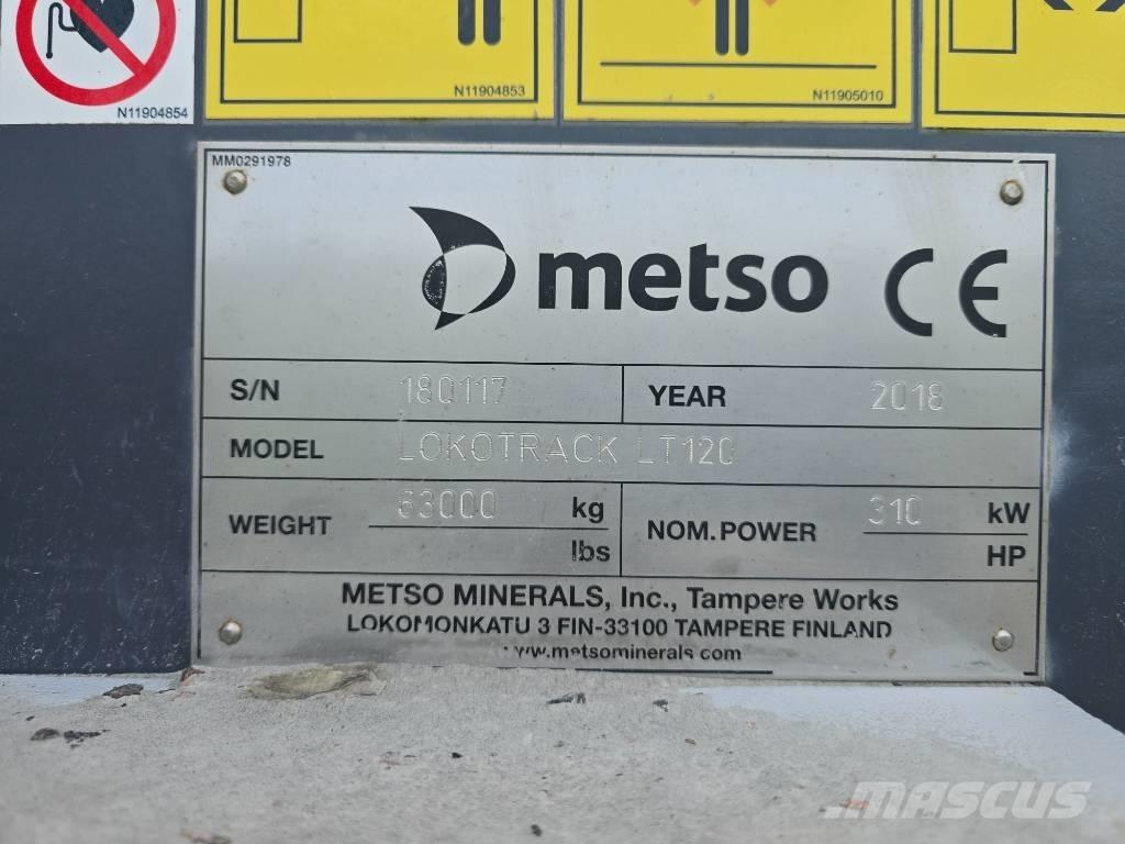 Metso LT 120 Trituradoras móviles