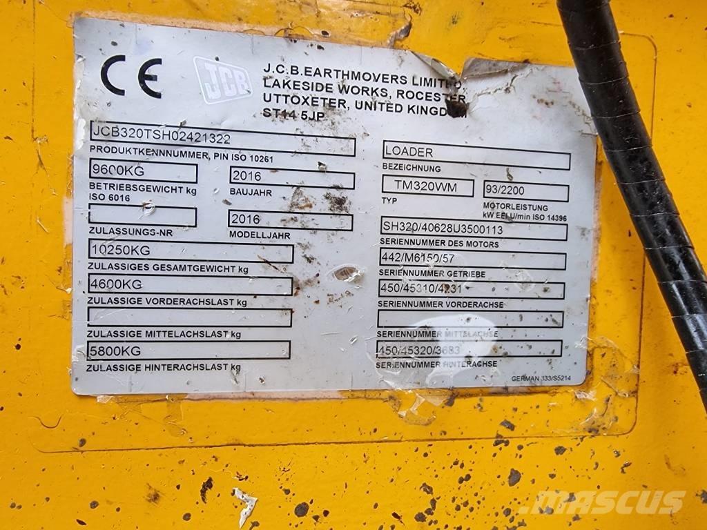 JCB TM 320 WM Carretillas telescópicas