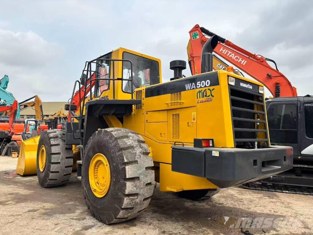 Komatsu WA 500 Cargadoras sobre ruedas