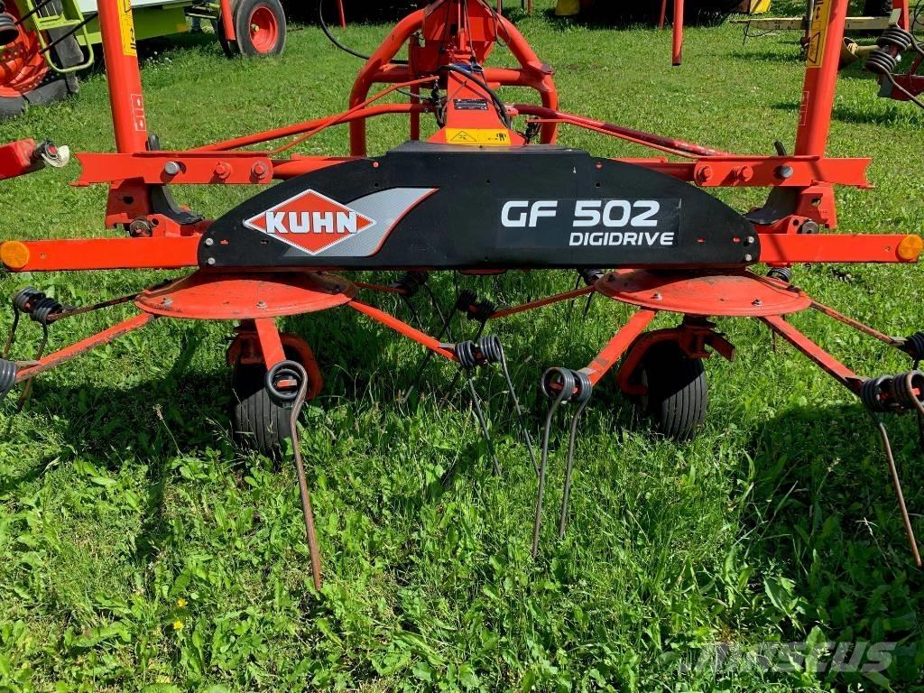 Kuhn GF 502 Rastrilladoras y rastrilladoras giratorias