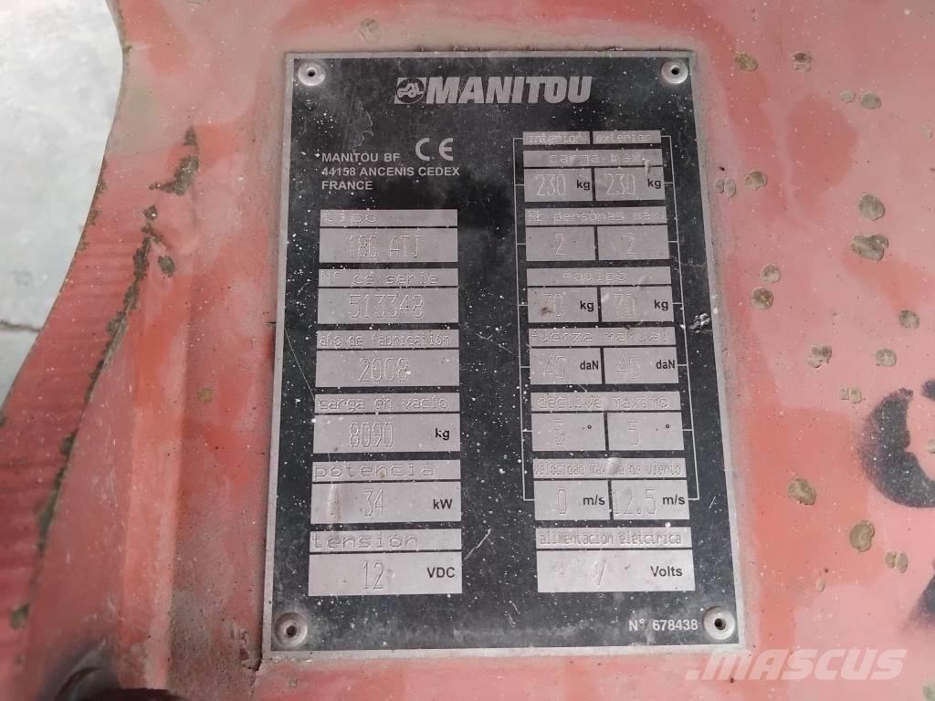 Manitou 180ATJ Plataformas con brazo de elevación manual