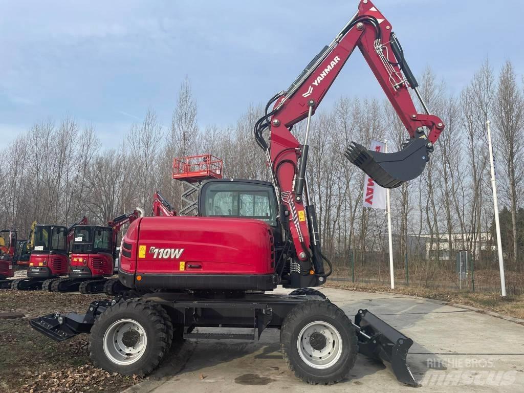 Yanmar B110W Excavadoras de ruedas