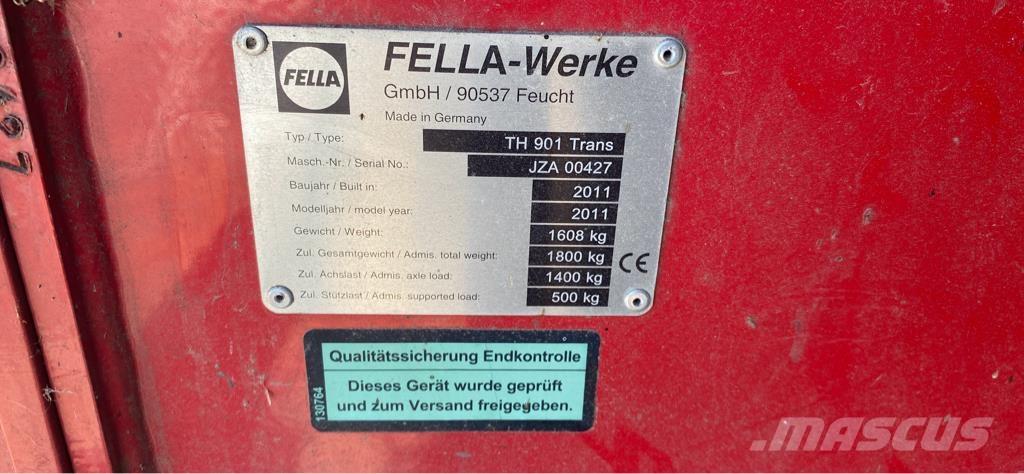 Fella TH901 trans Rastrilladoras y rastrilladoras giratorias