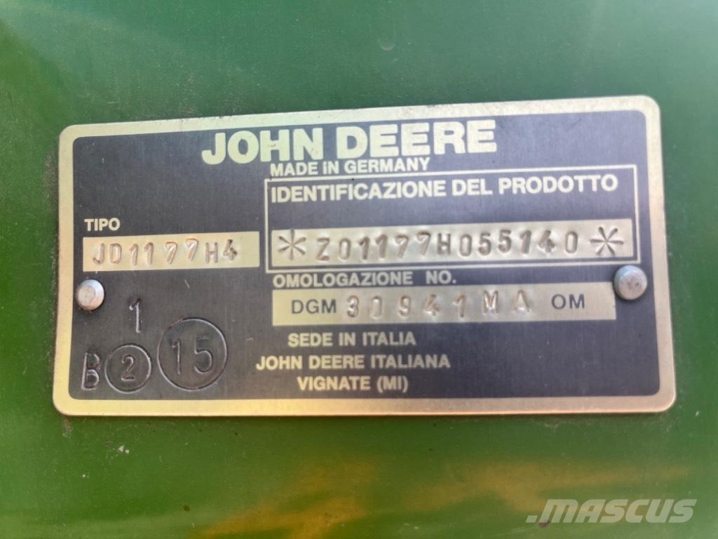 John Deere 1177 Cosechadoras combinadas