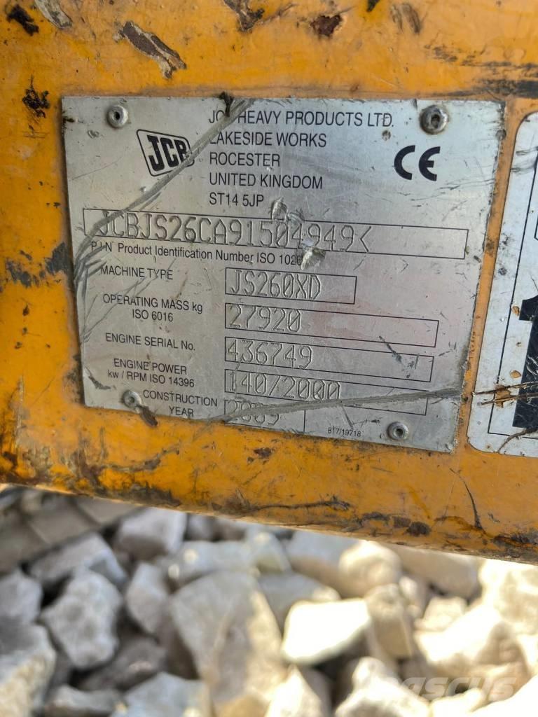 JCB JS 260 XD Hidráulicos