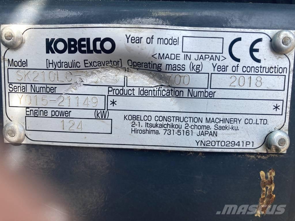 Kobelco SK 210 LC-10 Excavadoras sobre orugas
