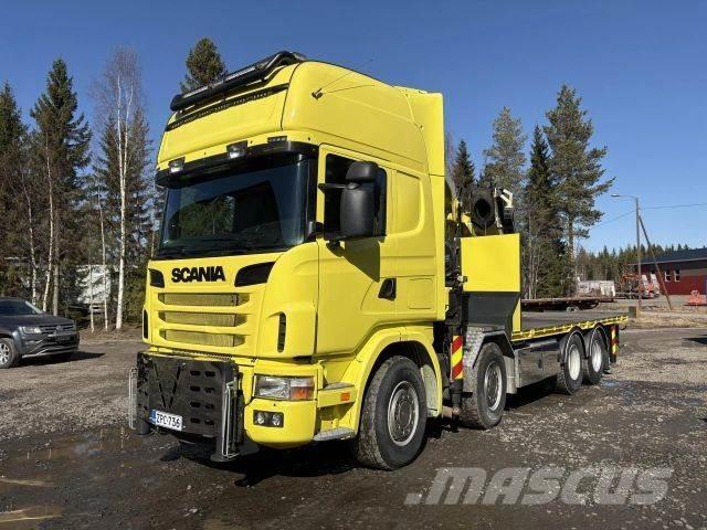 Scania R164G 8*4 Camiones grúa