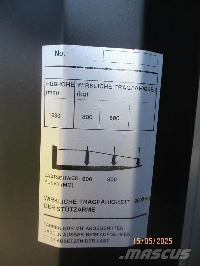 BT SWE 080L Montacargas manual