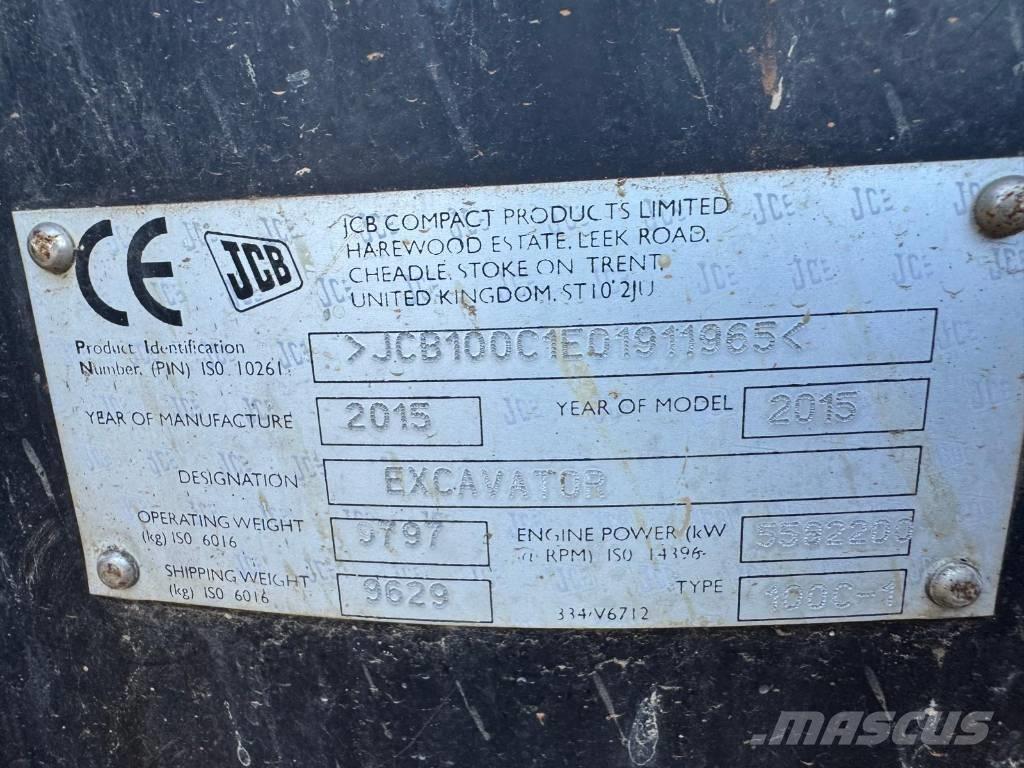 JCB 100 C-1 Excavadoras 7t - 12t