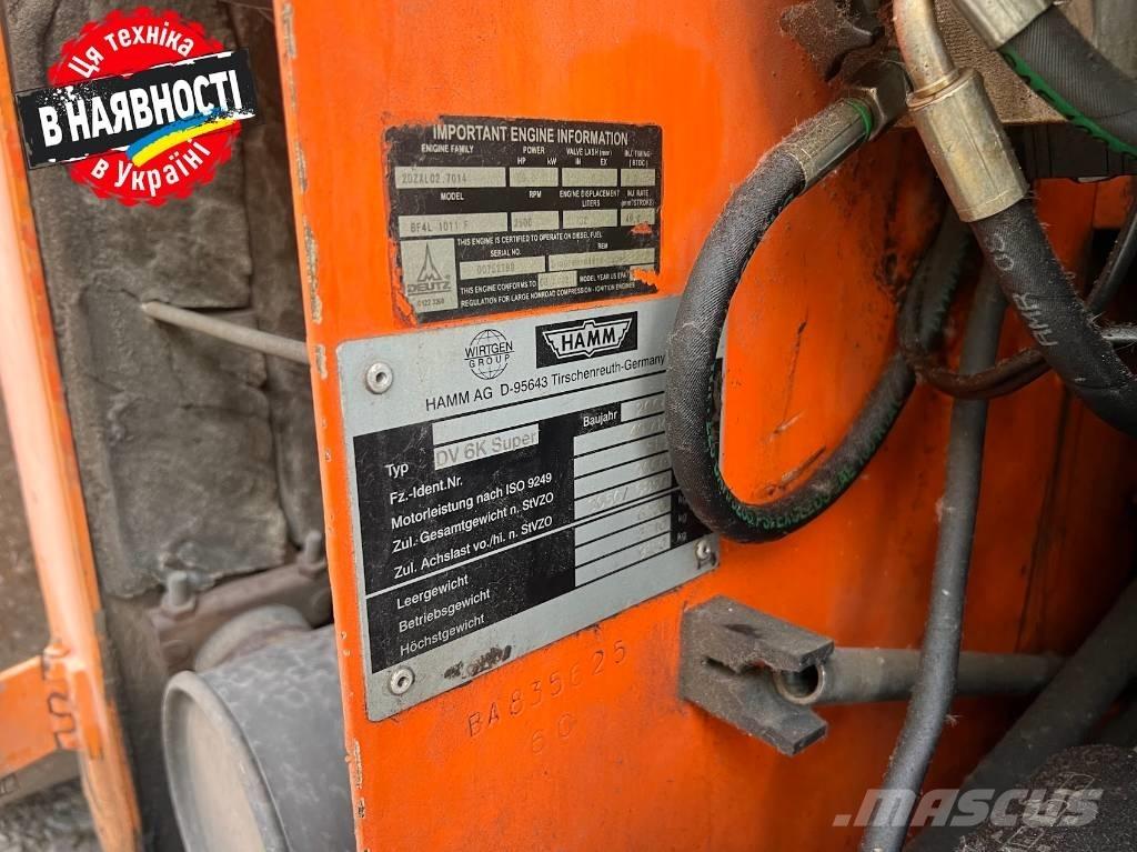 Hamm DV 6 K Rodillos de doble tambor