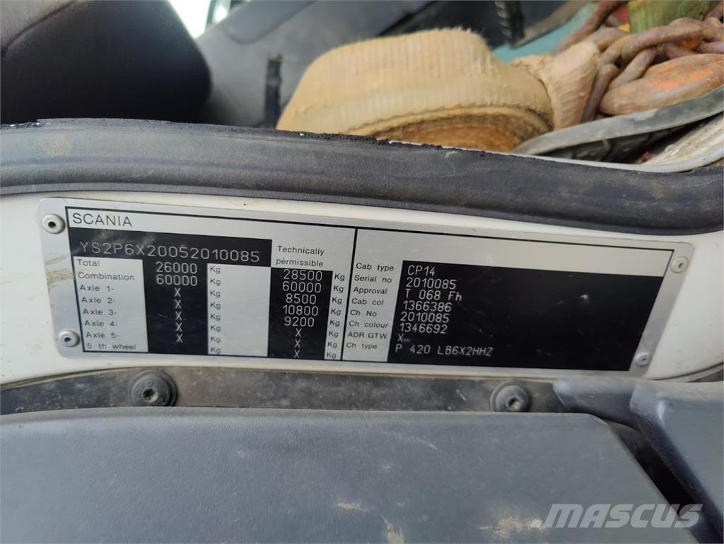 Scania P420 6x2 Bañeras basculantes usadas