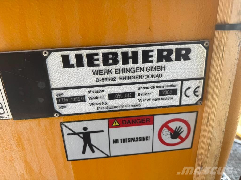 Liebherr LTM 1055-1 Grúas todo terreno