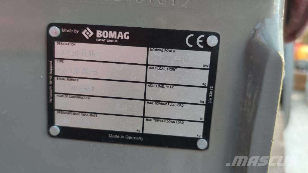 Bomag BW 138 AD Otros rodillos