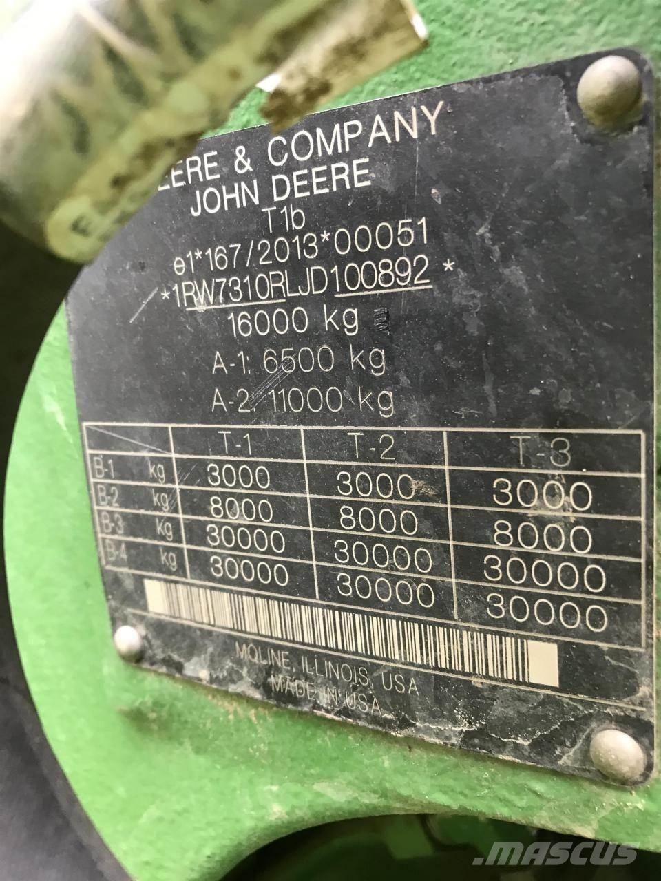 John Deere 7310R Tractores