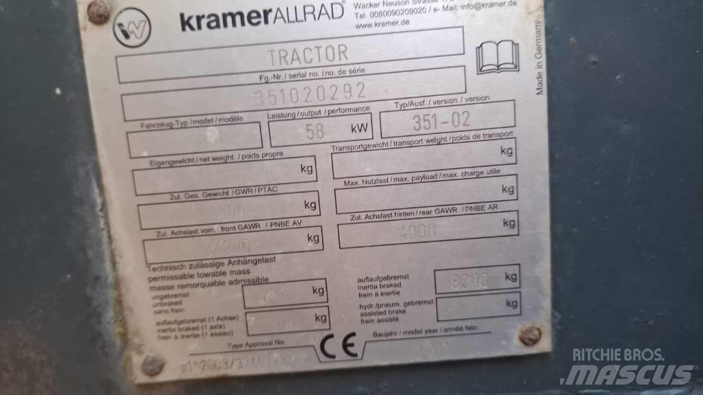 Kramer 480 Cargadoras sobre ruedas