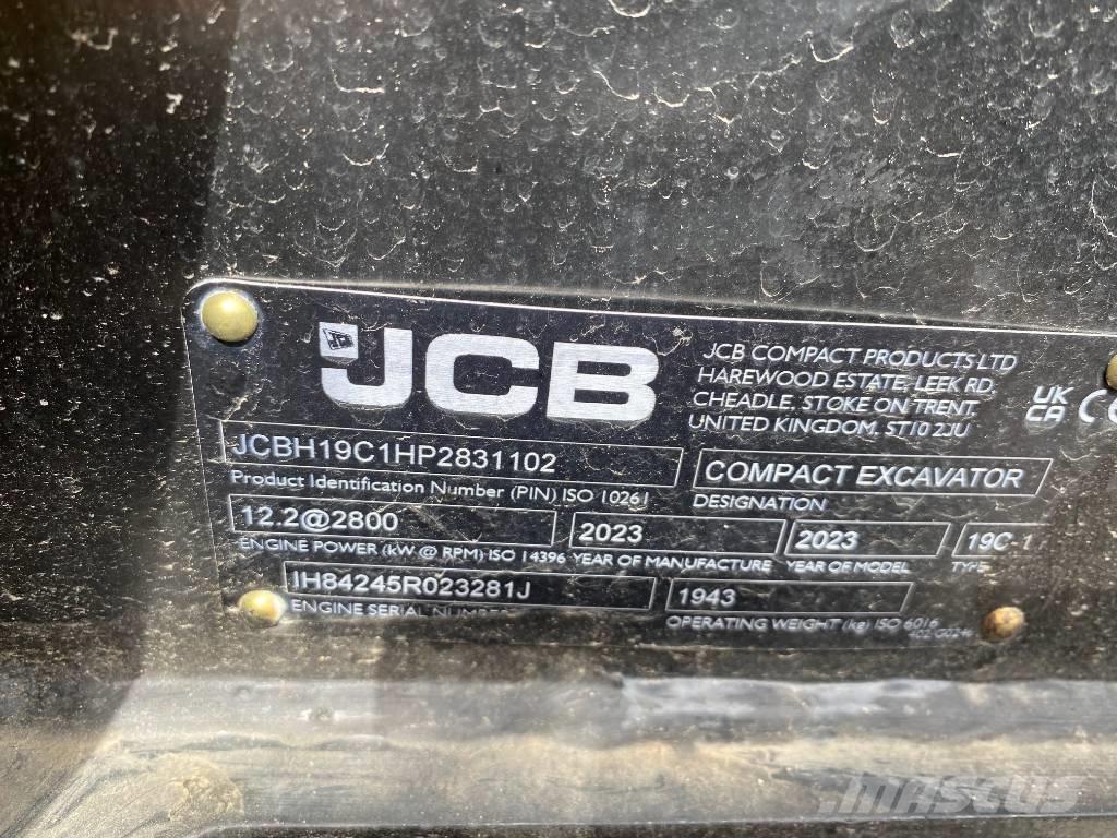 JCB 19 C-1 Miniexcavadoras