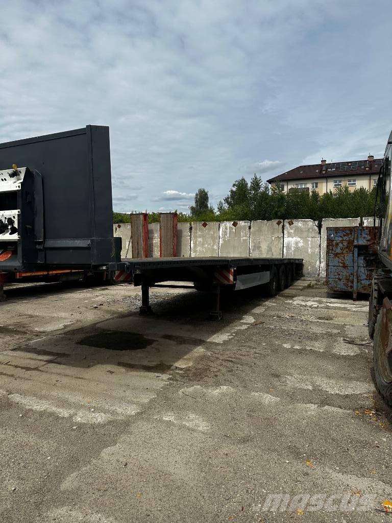 Krone SD Semirremolques de plataformas planas/laterales abatibles