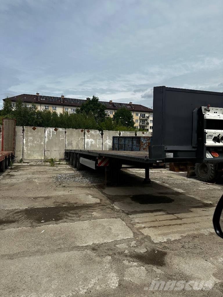 Krone SD Semirremolques de plataformas planas/laterales abatibles