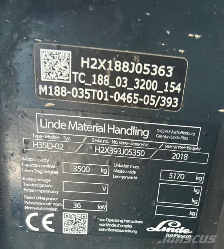 Linde H35D-02 EVO Camiones diesel