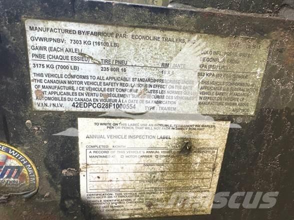 Econoline TAG Remolques de cama baja