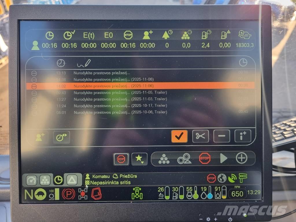 Komatsu 931 Cosechadoras