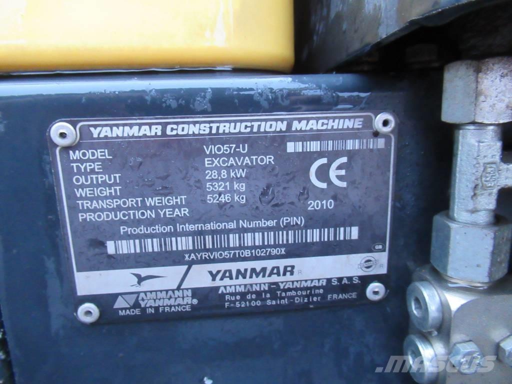 Yanmar Vio 57-U Miniexcavadoras