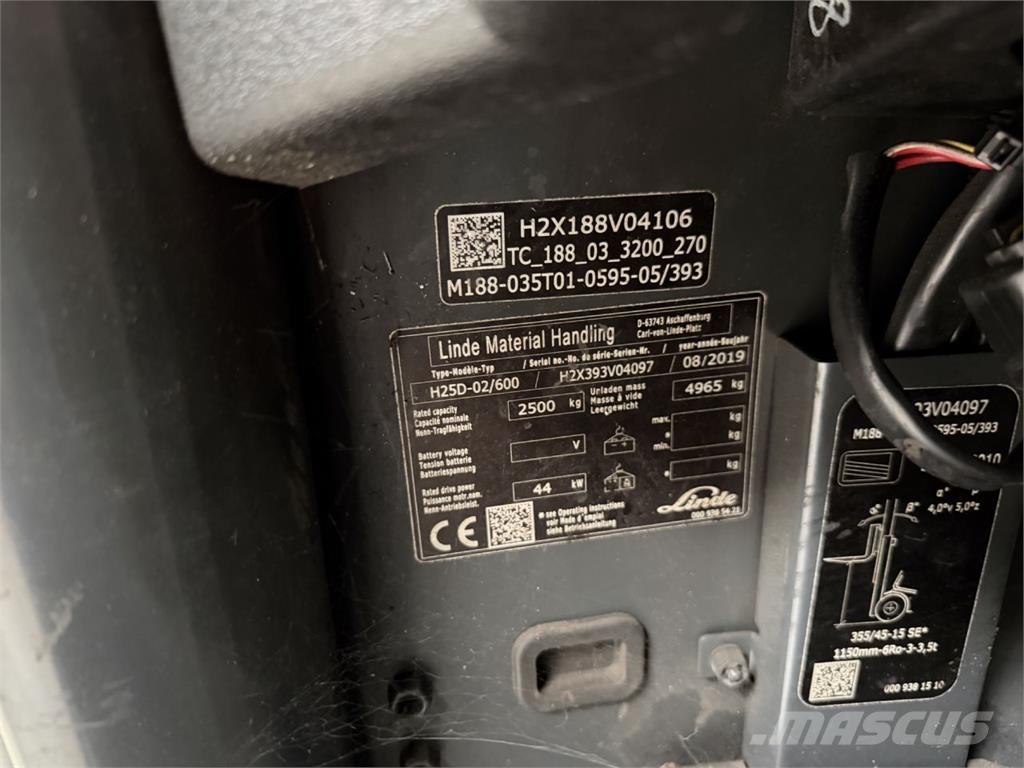 Linde H25D-02/600 Camiones diesel