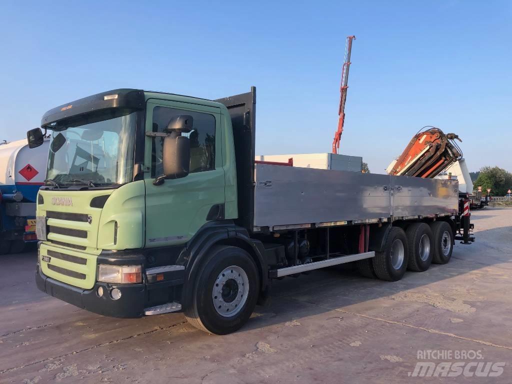 Scania P 380 Camiones con caja de remolque