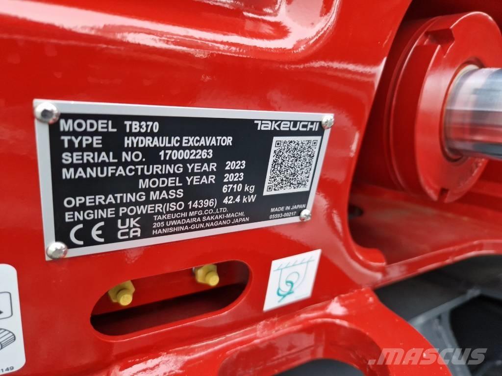 Takeuchi TB370 Miniexcavadoras