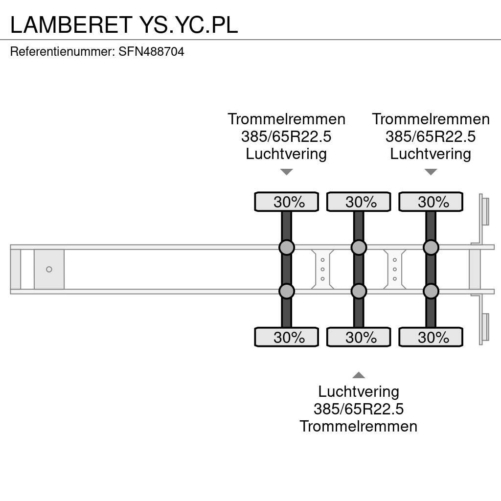 Lamberet YS.YC.PL Semirremolques de temperatura controlada
