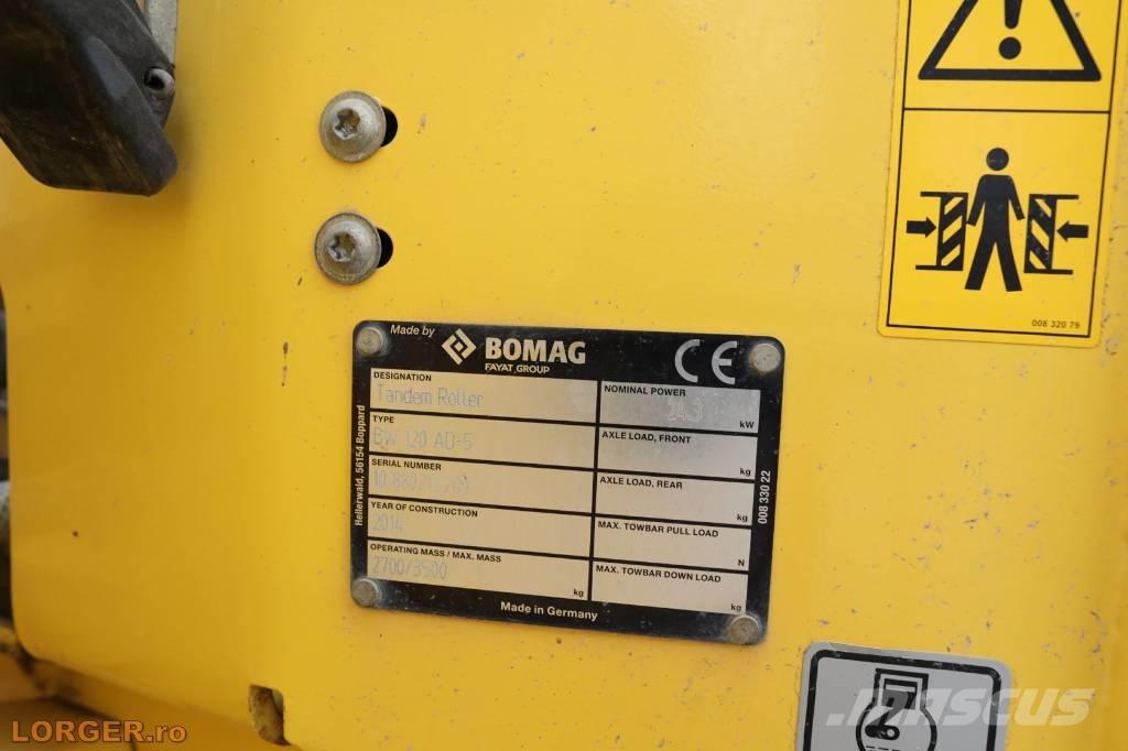Bomag BW 120 AD-5 Rodillos de doble tambor