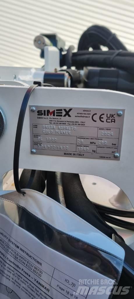 Simex PL1000 Accesorios para máquinas de asfalto