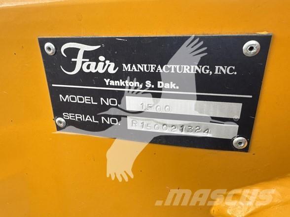 Fair MFG 1500 Rastrilladoras y rastrilladoras giratorias