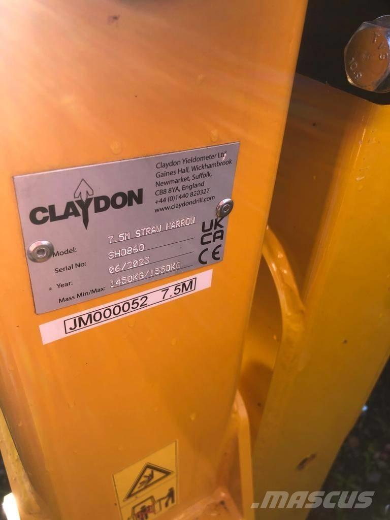 Claydon 7.5M HARROW Gradas