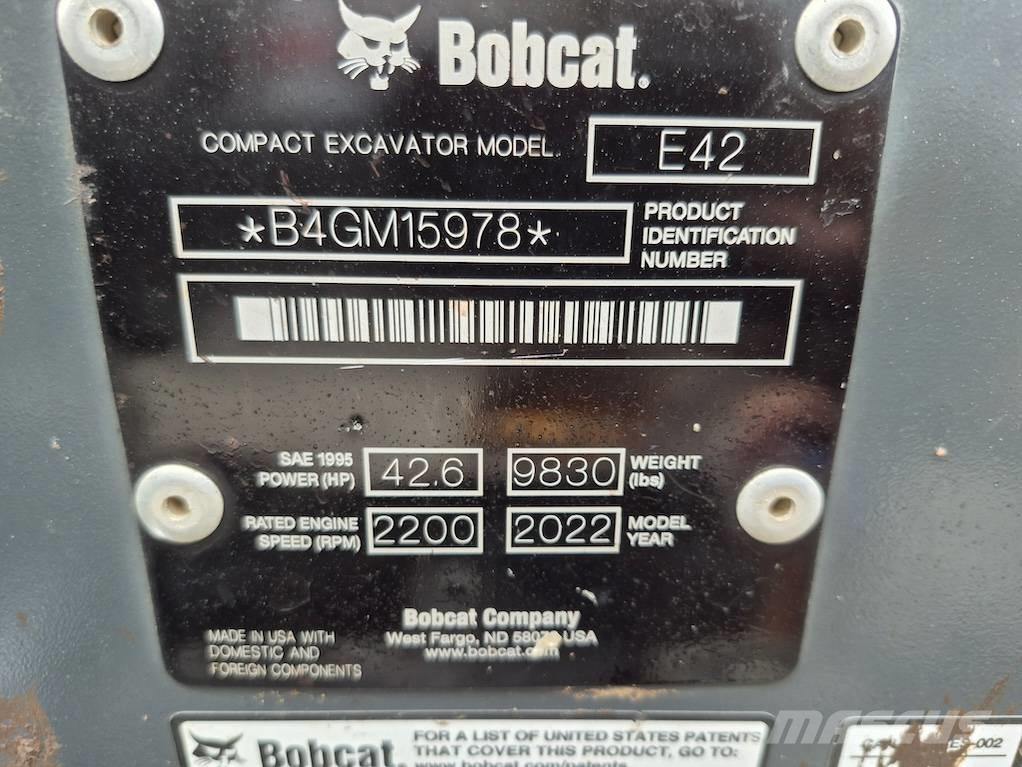 Bobcat E 42 Miniexcavadoras