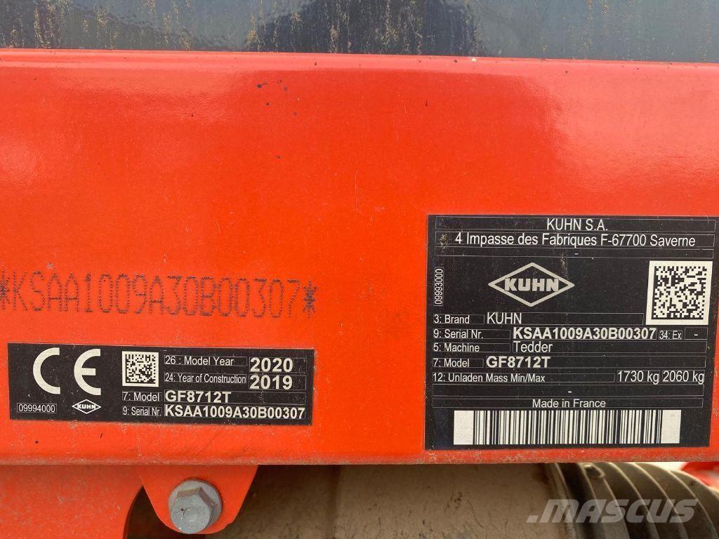 Kuhn GF8712T Rastrilladoras y rastrilladoras giratorias