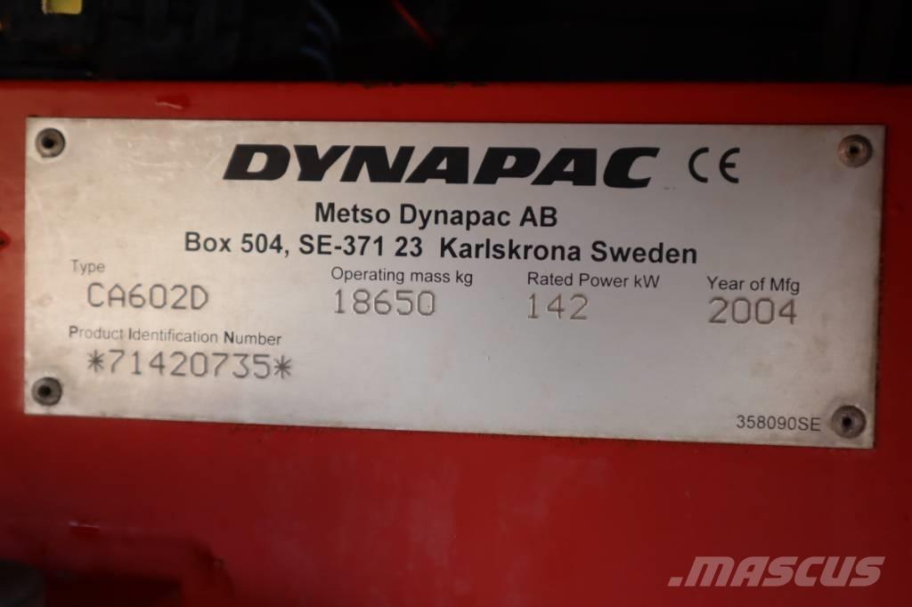 Dynapac CA 602 D Rodillos de un solo tambor