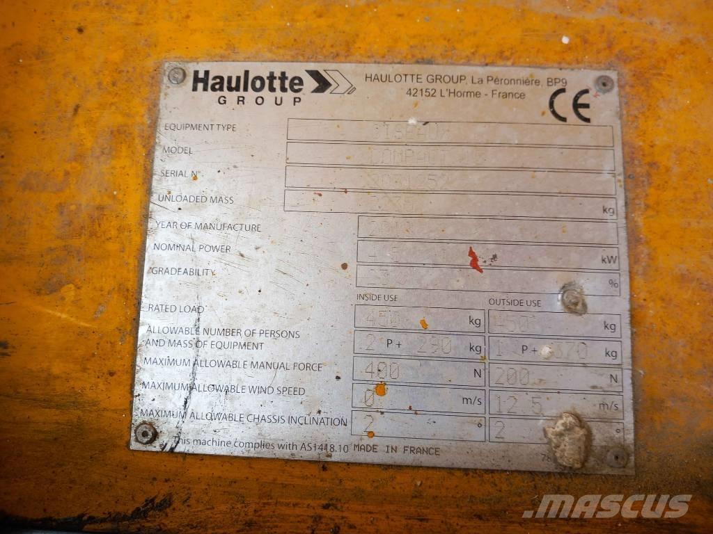 Haulotte Compact 10 Plataformas tijera