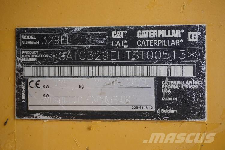 CAT 329 EL Excavadoras sobre orugas