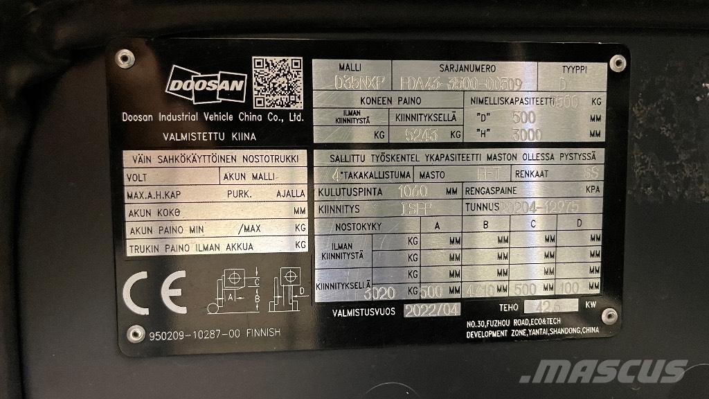 Doosan D35NXP Camiones diesel