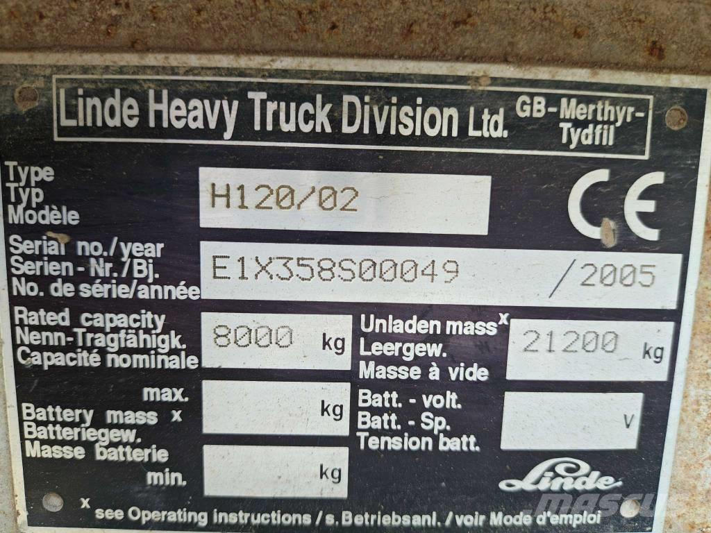 Linde H 120 Camiones diesel
