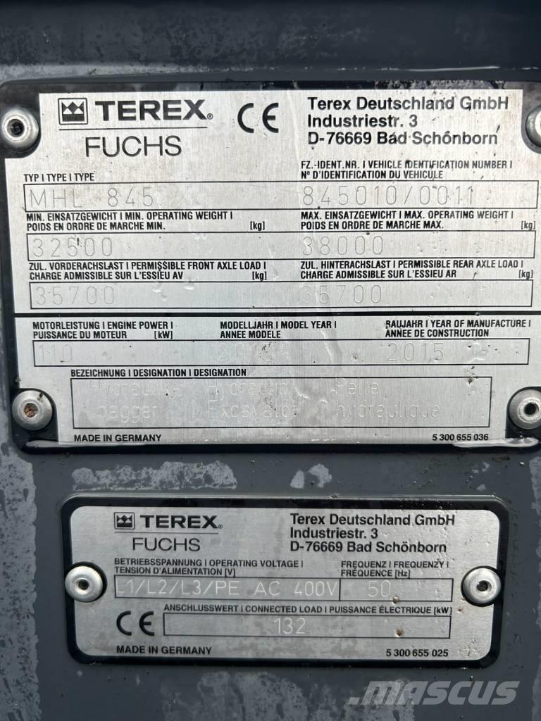 Fuchs 845 Manejadores de residuos industriales