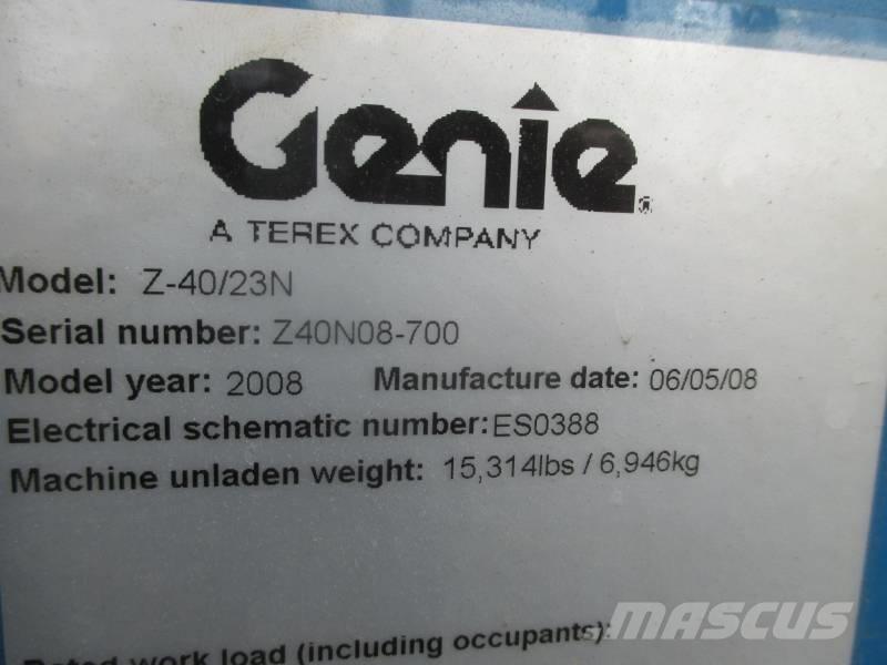 Genie Z 40/23 N Plataformas con brazo de elevación manual