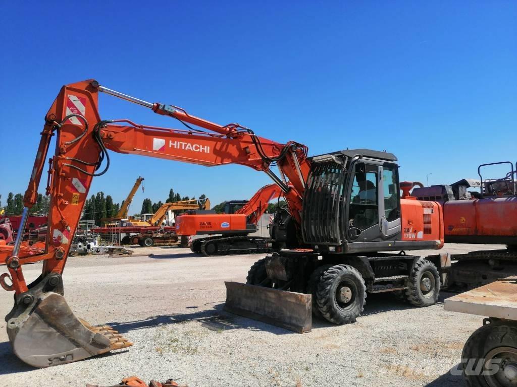 Hitachi ZX 170 W-3 Excavadoras de ruedas