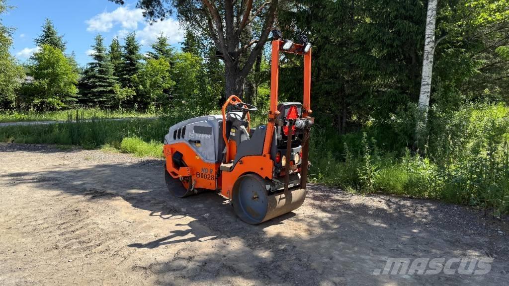 Hamm HD 8 VV Rodillos de doble tambor