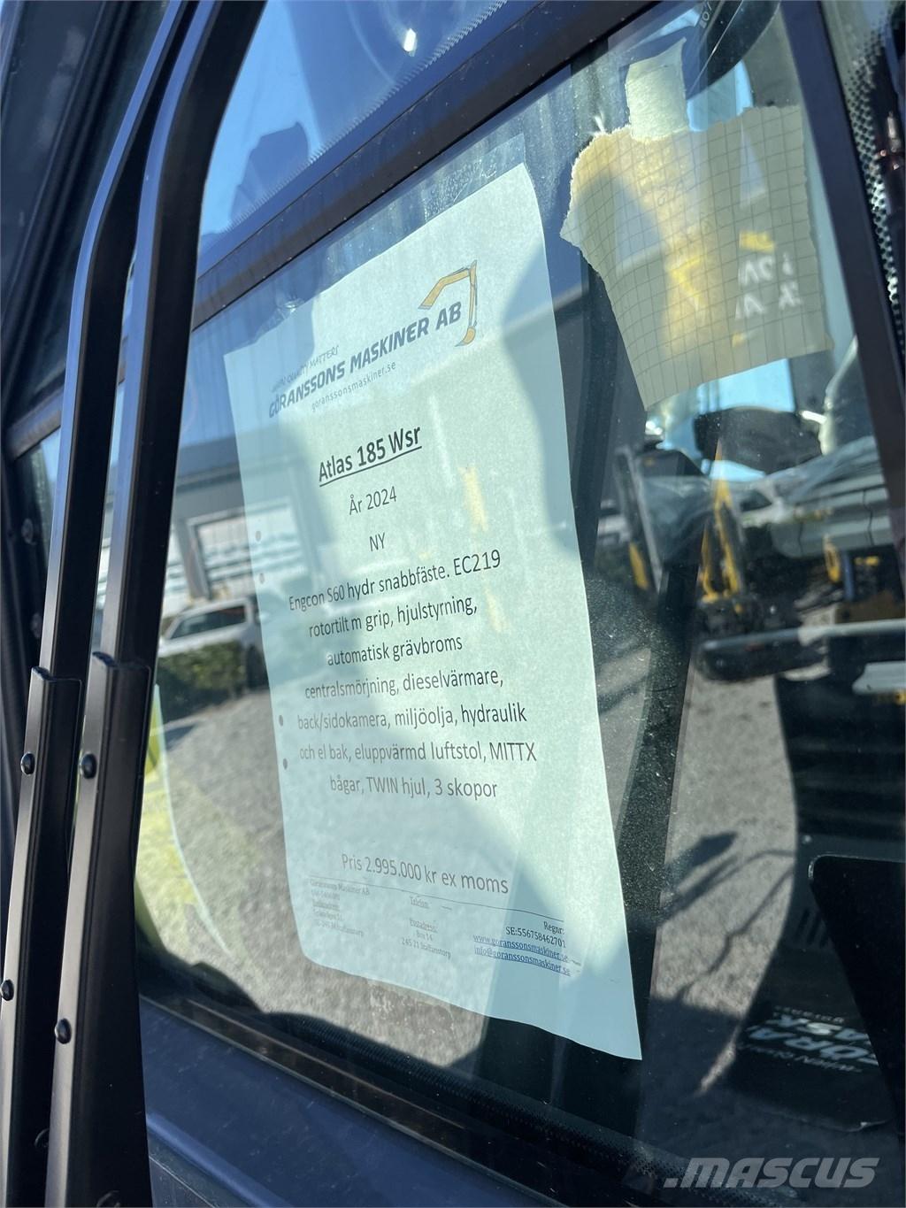 Atlas 185 WSR Excavadoras de ruedas