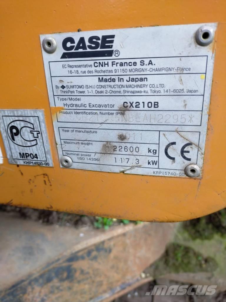 CASE 210 CX B Excavadoras sobre orugas